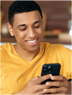 User sending international money transfer