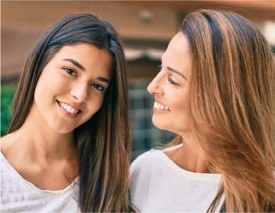 Family receiving money