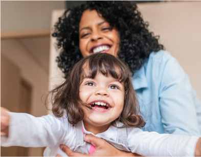 Family receiving money