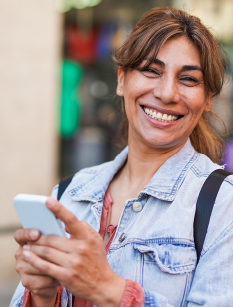 User sending international money transfer