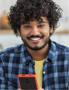 User sending international money transfer