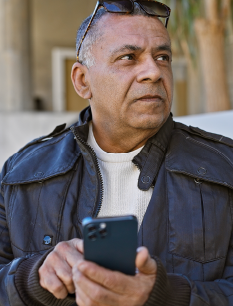 User sending international money transfer