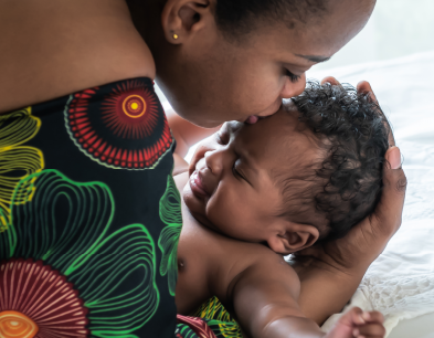 Family receiving money
