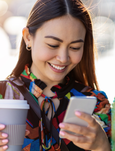 User sending international money transfer