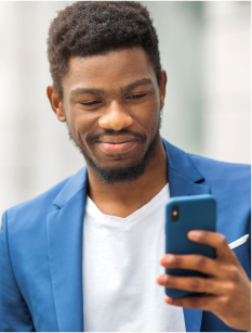 User sending international money transfer